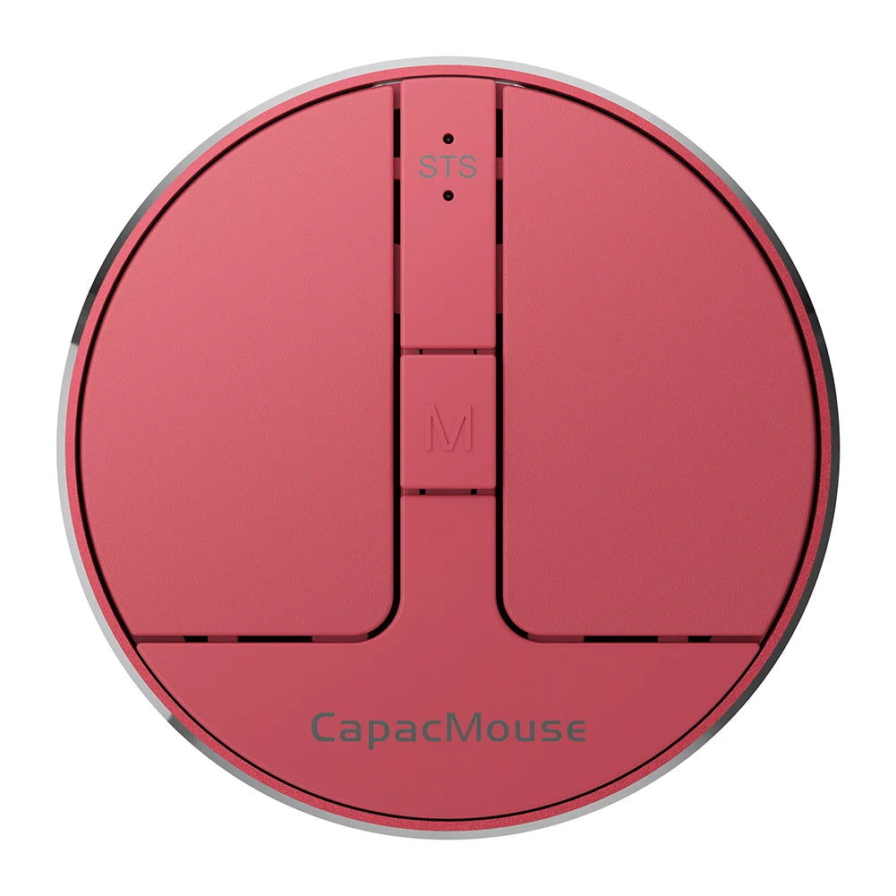 Ultra Thin Wireless Computer Mouse 3 Mode Mini Capacitive Mice BT5.2/2.4G/USB 3 Adjustable DPI w/ Receiver for Laptop PC