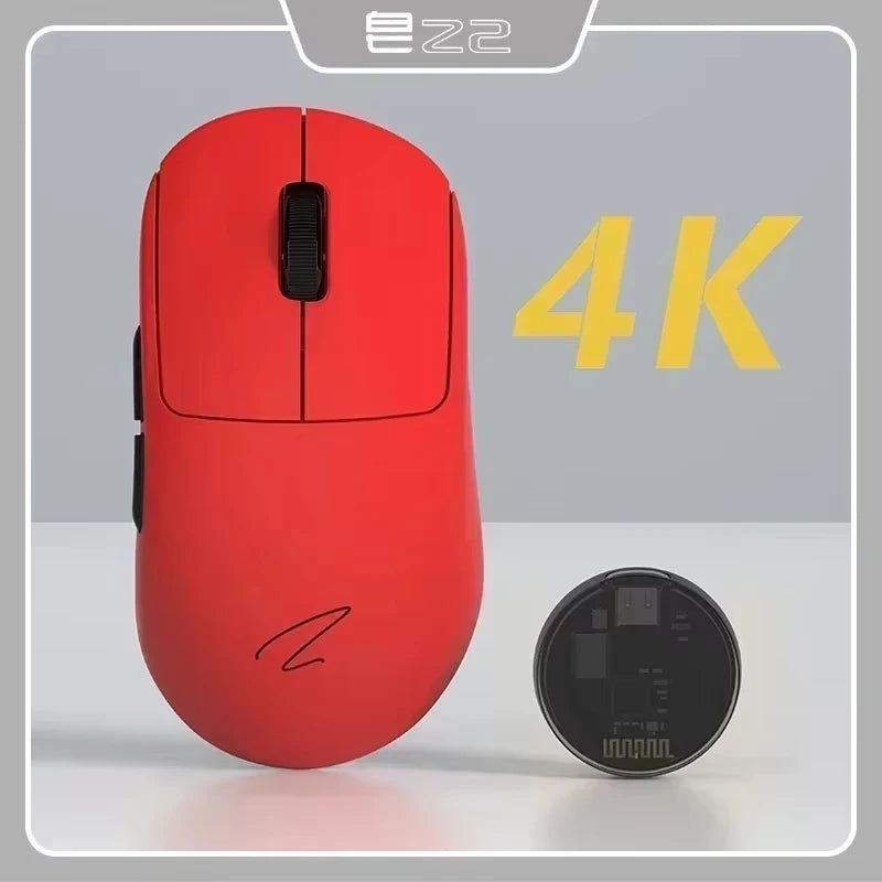Zaopin Z2 Wireless Mouse 3 Mode Paw3395 4k Return Lightweight ESports Mouse Custom Computer Gaming PC Gamer Accessory Mice Gifts