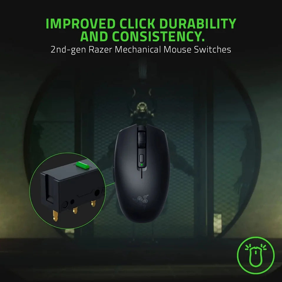 Razer Basilisk X HyperSpeed / Orochi V2  Gaming Mouse Bluetooth & Wireless Compatible Optical Sensor 6 Programmable Buttons