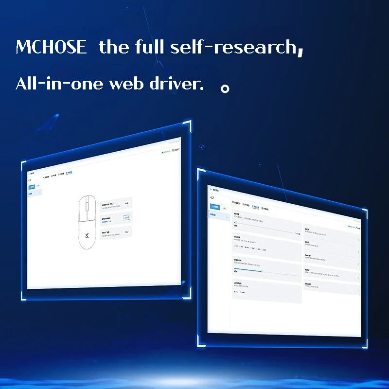 MCHOSE L7 Ultra Wireless Gaming Mouse 39g Lightweight E-Sport 8K Polling Rate Customized Optical Switch PAW3950 Flagship Sensor