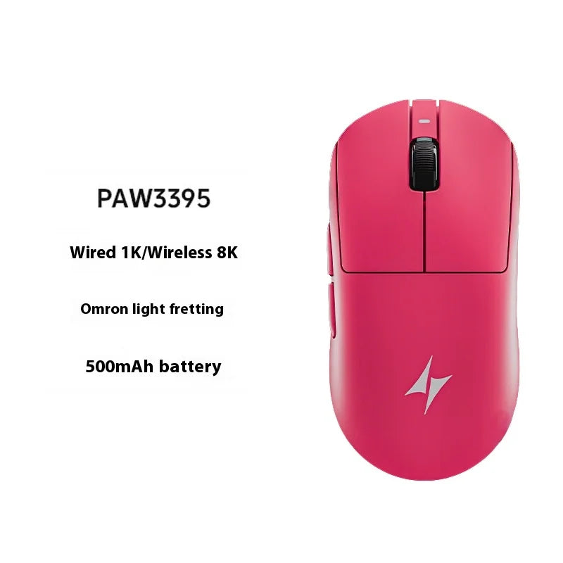 ATK Dragonfly A9 Plus/Pro Wireless Gaming Mouse Gaming Office Mouse  Starlight Trimode  Lightweight  Symmetrical FPS/MOBA  Gift