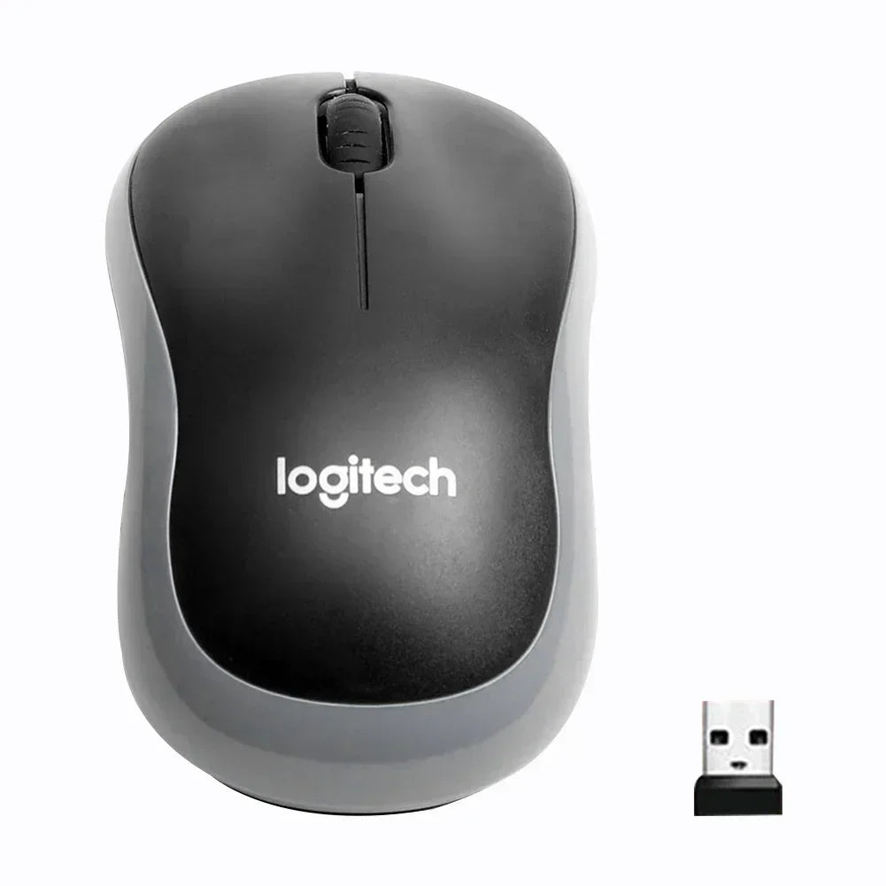 Logitech M185 Silent Optical Mini Wireless Mouse Travel Office Comfortable Small Hand Home Mouse for Mac OS / Windows Mini Pc