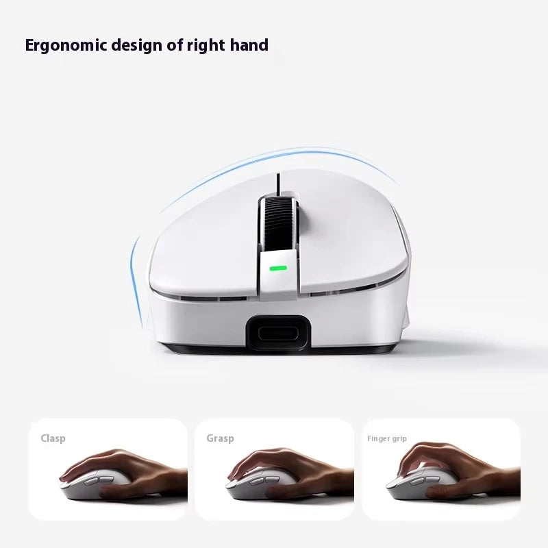 Mchose A7 Ultra RE Gaming Mouse Tri Mode Wireless Mouse 500mah Paw3950 Lightweight Ergonomic  42000 Dpi 8000hz For Pc Accessory