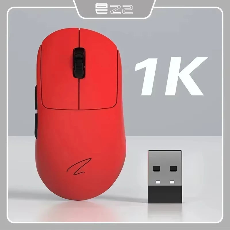 Zaopin Z2 Wireless Mouse 3 Mode Paw3395 4k Return Lightweight ESports Mouse Custom Computer Gaming PC Gamer Accessory Mice Gifts