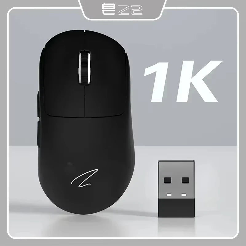Zaopin Z2 Wireless Mouse 3 Mode Paw3395 4k Return Lightweight ESports Mouse Custom Computer Gaming PC Gamer Accessory Mice Gifts