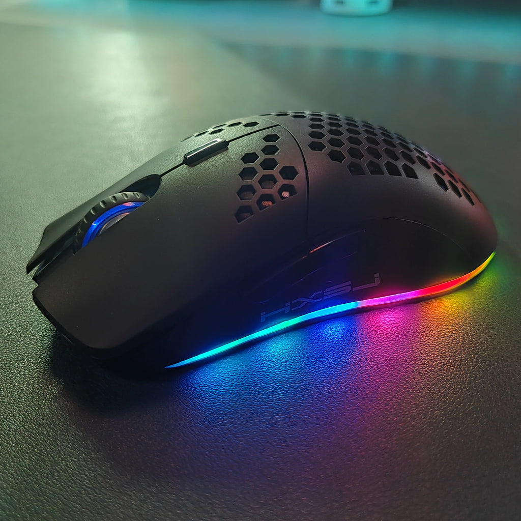 2.4G Wireless Charge Mouse RGB Luminous Ultralight Honeycomb Mouse Movement Speed 3600 6 D Game Mice For Laptop PC Gamer