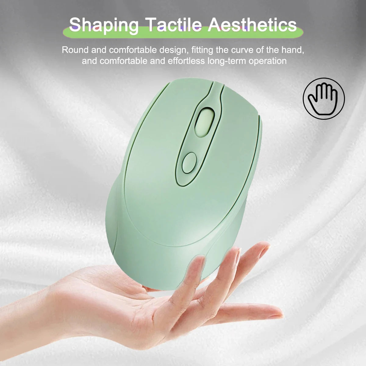 Rechargeable Wireless Gaming Mouse 2.4G Bluetooth-Compatible Wireless Mouse USB Silent Gamer Mice For Computer Laptop Mac Tablet