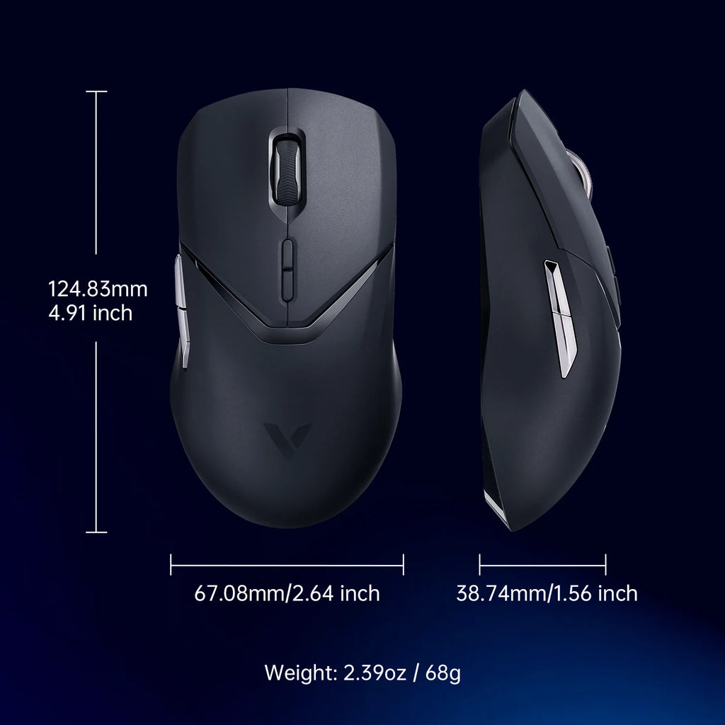 Rapoo VT9PRO Wireless Gaming Mouse Esports Grade 68g Ultra-Light 26000DPI 8 Buttons Optical PAW3398 Computer Mouse For Laptop PC