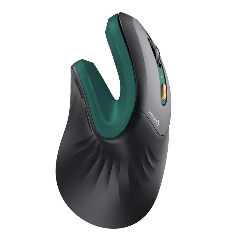 ProtoArc Ergonomic Vertical Mouse EM11 NL Rechargeable Wireless Mouse BT 2.4GHz Optical Ergo Mice with 3 Multi-Device for PC