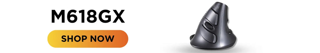 Delux M618 BU Ergonomic Vertical Mouse 6 Buttons 800/1200/1600 DPI Optical Right Hand Mice with Wrist mat For PC Laptop