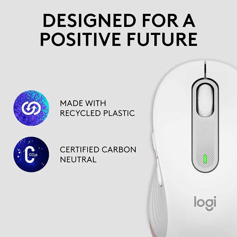 Logitech Signature M650/M650L 2.4Ghz Bluetooth Wireless Mouse - For Small to Medium Sized Hands Silent Clicks Notebook Mouse