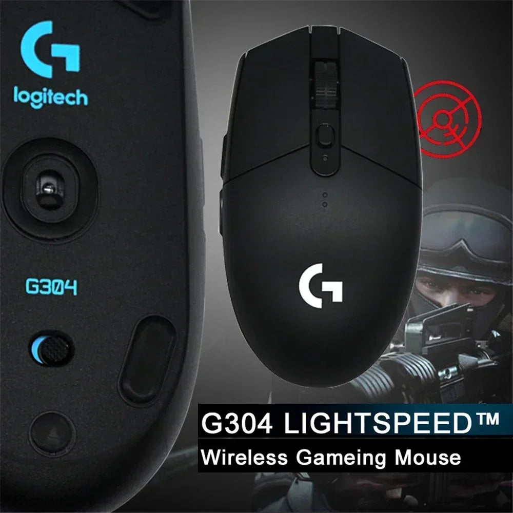 Logitech G304Bluetooth Wireless Gamer Ergonomic Mouse 2.4G Notebook Office Desktop Cannot Connect To The Program Super light