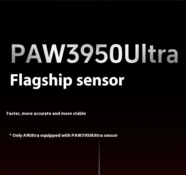 ATK Dragonfly A9 Plus/Pro Wireless Gaming Mouse Gaming Office Mouse  Starlight Trimode  Lightweight  Symmetrical FPS/MOBA  Gift