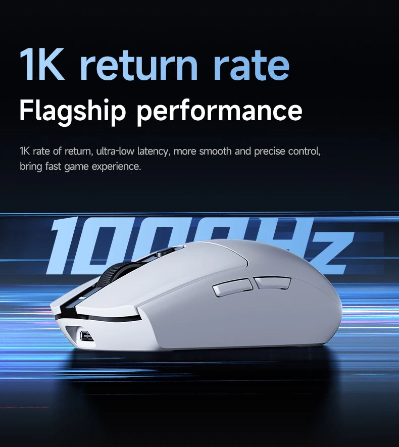 MCHOSE G3 Gaming Mouse  Buletooth 2.4G Paw3311 12000DPI Tri-mode Wireless Lightweight Mouse  Ergonomics Gamer Laptop PC