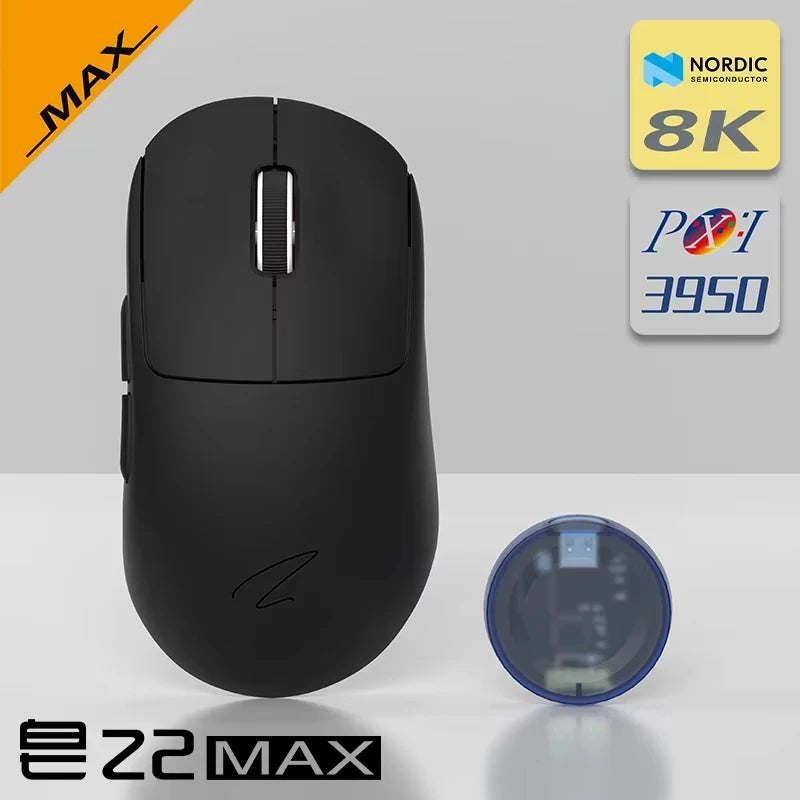 Zaopin Z2 Wireless Mouse 3 Mode Paw3395 4k Return Lightweight ESports Mouse Custom Computer Gaming PC Gamer Accessory Mice Gifts