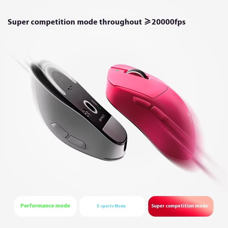 Mchose A7 Ultra RE Gaming Mouse Tri Mode Wireless Mouse 500mah Paw3950 Lightweight Ergonomic  42000 Dpi 8000hz For Pc Accessory